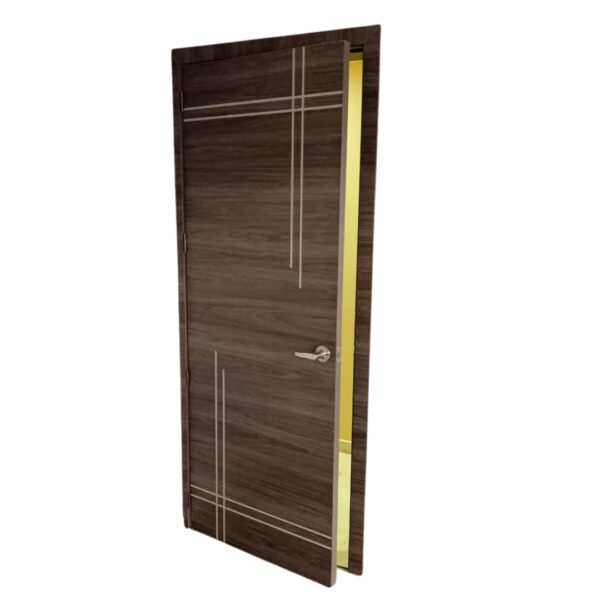 Puerta de madera con modelo