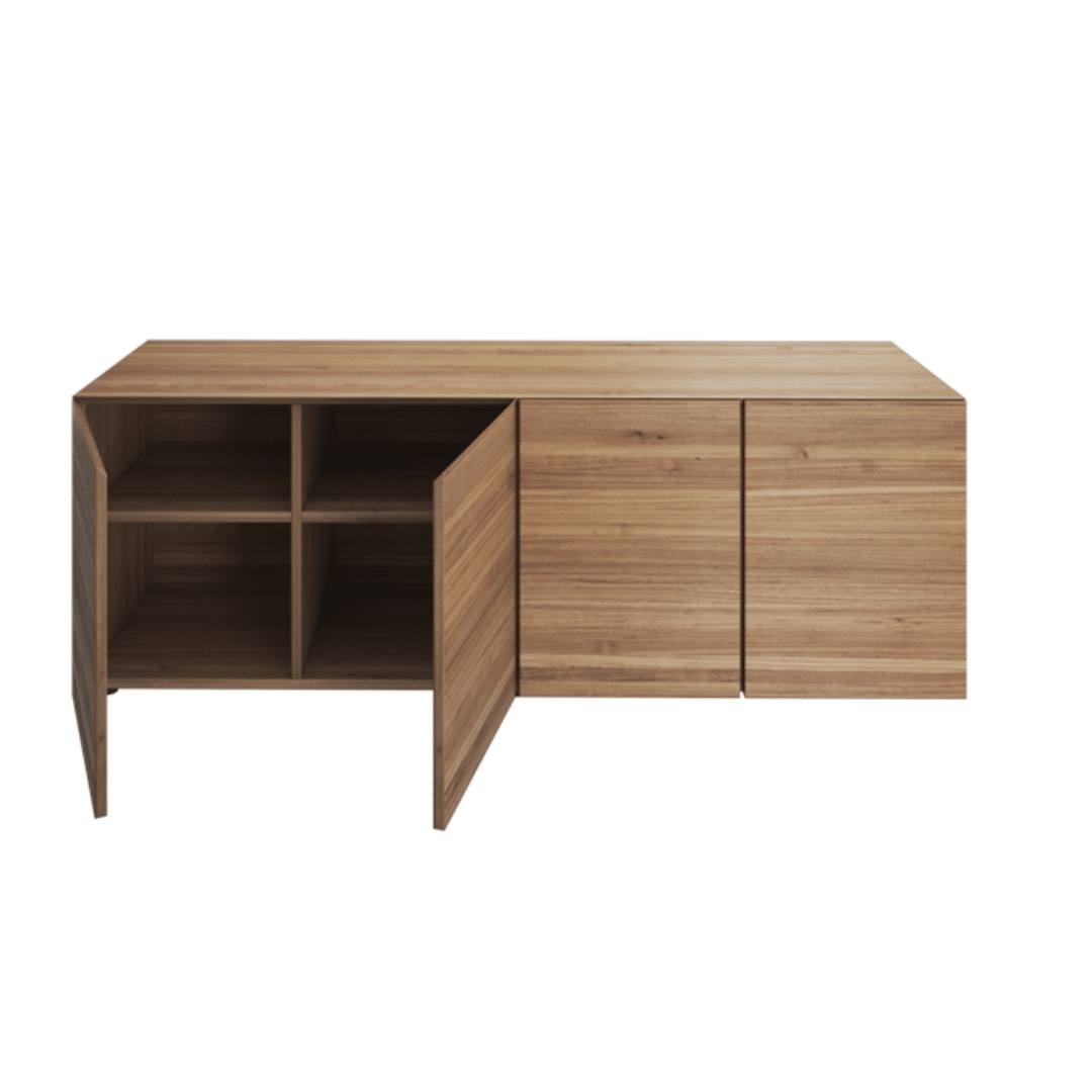 Muebles para televisión 4 puertas 8 compartimentos