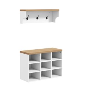 Mueble para acomodar color blanco 9 compartimentos