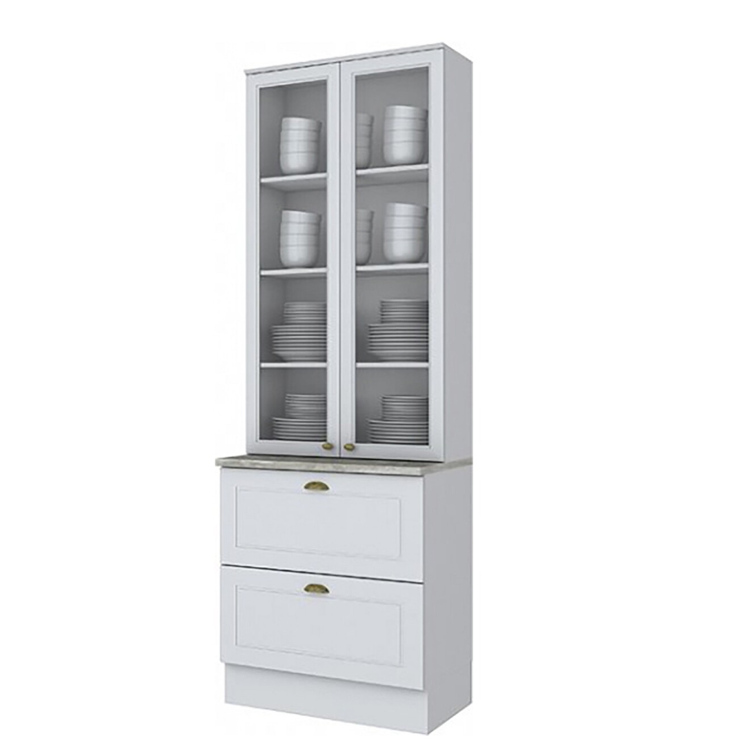 Mueble para platos 2 cajones 4 compartimentos