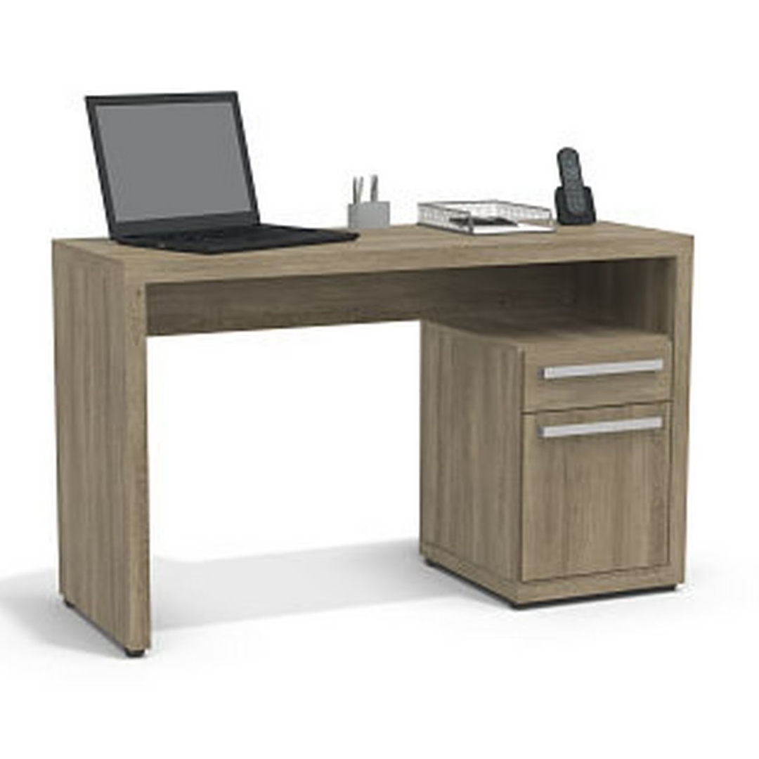 Escritorio para cuarto madera pesada 2 cajones 1 compartimento