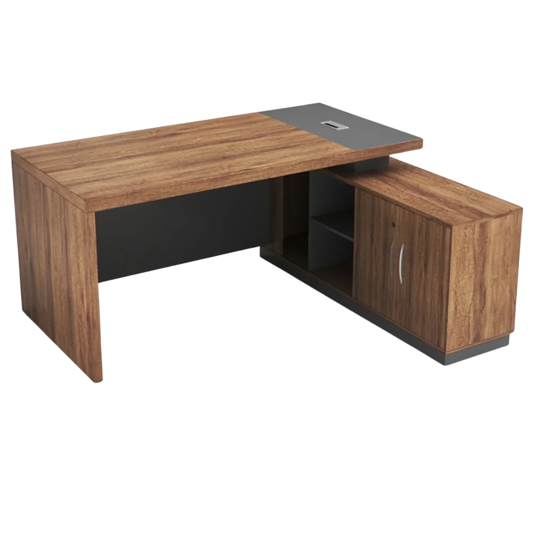Escritorio oficina madera pesada 7 compartimentos 1 puerta